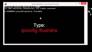 How to Flush DNS in windows 81 [upl. by Lorraine]