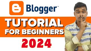 How to create a free blog website on bloggercom 2024। blogger theme full tutorial 2024 [upl. by Llertnod]