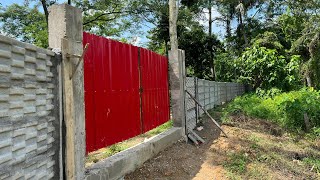 Precast Wall Installation near Golaghat Law College [upl. by Anelaf]