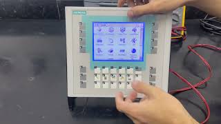 Teste IHM Siemens Simatic Panel Touch Orçamento 6158 NDS 7524 [upl. by Lamak978]