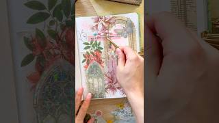 ASMR Lilly Journal 🌸 Aesthetic Autumn Journaling 💕✨ short shorts asmr journal sketchbook [upl. by Oirevas171]