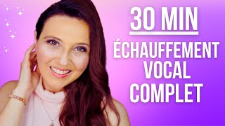 Échauffement vocal COMPLET  débutant intermédiaire [upl. by Eninotna195]