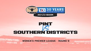 PINT v Southern Districts  Round 9 202122 TIO NTFL Womens Premier League [upl. by Ronny]