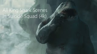 All King Shark Scenes  Suicide Squad 4K ULTRA HD MEGA Link [upl. by Paquito]