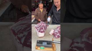 Pork cut  The best piece of meat  Slicing Pork  fresh pork pig Nov 12 [upl. by Novy787]