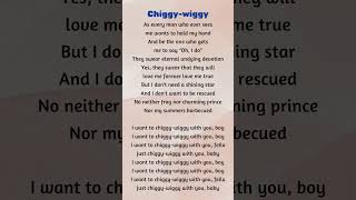 Chiggywiggy🩵🩵lyricslyrics ytshort chiggywiggy [upl. by Ataeb]