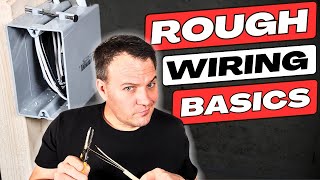 PRO tips to Rough Wiring A Room  E8 Finishing a Basement [upl. by Asiuqram]