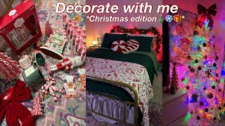 Decorate my room for Christmas with me 2024 [upl. by Herminia]