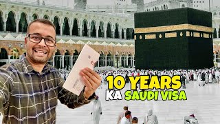 10 years ka Saudi visa mil gaya 😍 Alhamdulillah [upl. by Bakki778]