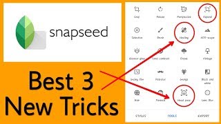 Snapseed Best New 3 Tricks  Snapseed Photo Editing  Part1  FB STORE [upl. by Noxas]