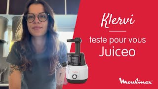 MOULINEX l Test et avis sur le Juiceo  lextracteur à jus qui conserve toutes les saveurs [upl. by Ronalda]