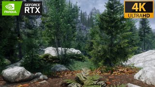 The Skyrim Remake The Ultimate 2023 Graphics Mod Collection  4k60fps [upl. by Irpak]