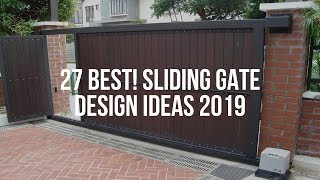 🔴 27 Best SLIDING GATE DESIGN Ideas [upl. by Acnalb]