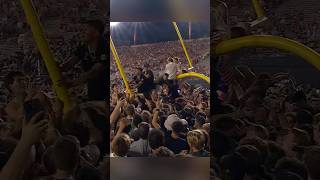 Vanderbilt Fans Carried The Goal Posts Through Nashville [upl. by Creight]