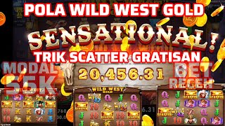 POLA WILD WEST GOLD HARI INI TRIK SCATTER GATRISANtrigames [upl. by Beitnes]