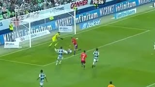 INCREÍBLE GOLAZO DE TACÓN DE MENÉNDEZ  SANTOS VS VERACRUZ 11 Liga MX 2018 [upl. by Kenny]