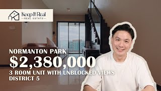 3 Bedroom  Study Penthouse at Normanton Park Residences for SALE  2380000 [upl. by Dannye]