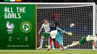 ALL THE GOALS  France 20 Ireland  UEFA Euro 2024 Qualifier Highlights [upl. by Iden]