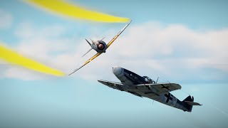 Bf109 F4 Vs Ki 44II [upl. by Oirazan882]