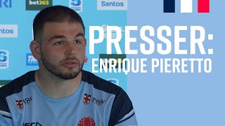 Presser Enrique Pieretto on arrival at the Waratahs [upl. by Atteuqahc]