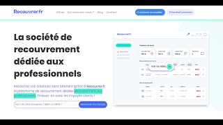 Recouvrerfr  Société de recouvrement de créances [upl. by Saisoj]
