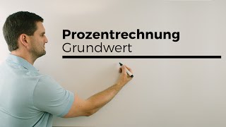 Prozentrechnung vermehrter vermindeter Grundwert mit Dreisatz  Mathe by Daniel Jung [upl. by Pascasia848]