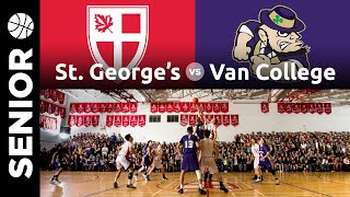 2024 BC High School Basketball 🏀 Senior Boys Vancouver College  St Georges Jan 30 2024 [upl. by Annij]