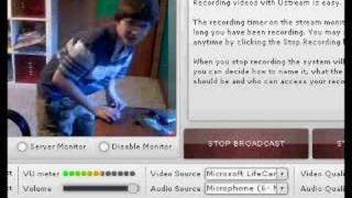 How to spy for freeusing a webcam laptop and ustreamtv [upl. by Elleuqar]