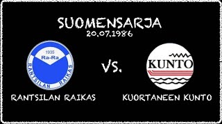 RANTSILAN RAIKAS VS KUORTANEEN KUNTO SUOMENSARJA 20071986 [upl. by Pearman]