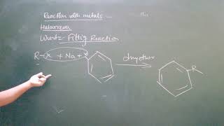 Haloarene Reaction with Metal Fittig Wurtz Fittig Reaction Class 12th Chemistry Part 43 l NCERT [upl. by Airym102]