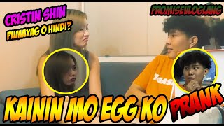 KAININ MO ITLOG KO PRANK  CRISTIN SHIN   JOSHUA AGATEP [upl. by Noiramed]