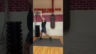 Overhead Press With Rotation shortsfitness [upl. by Platus]