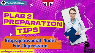 Biopsychosocial Model For Depression PLAB 2 General Tipsplab2 osceprep ukmla [upl. by Lahcym]