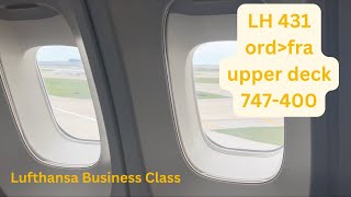 Lufthansa  Business Class  Upper Deck  747400 [upl. by Allister]