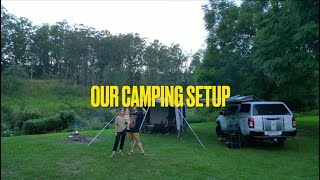 Sunshine Coast Hinterland Camping in our Dometic inflatable tent [upl. by Anivram]