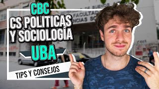 CBC CIENCIA POLÍTICA y SOCIOLOGÍA UBA ¿Cómo es Materias parciales UBA XXI etc [upl. by Eednas]