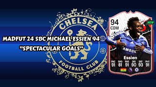 Madfut 24 Michael Essien Sbc Spectacular Goals  Madfut 24 Sbc Solutions [upl. by Eserahc]