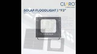 F3 Solar Floodlight solarlight ledlighting solarfloodlight [upl. by Dranreb]