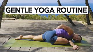 15 Min Gentle Yoga Routine  Full Body Stretch To Relax Your Body [upl. by Llerrej]