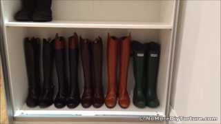 IKEA Sliding Door Wardrobe  Shoe Organizer [upl. by Obelia576]