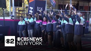 2024 TCS New York City Marathon opening ceremonies held [upl. by Maloney12]