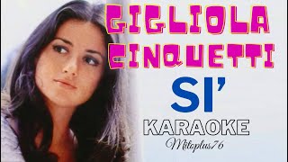 GIGLIOLA CINQUETTI  SI Eurovision Festival 1974 KARAOKE FAIR USE [upl. by Rawna]