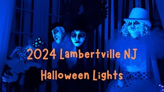 2024 Halloween Lights Lambertville NJ [upl. by Linzer]