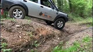 Freelander Td4 Modified offroading quottryingquot to roll overquotsee description for more info [upl. by Sherm]