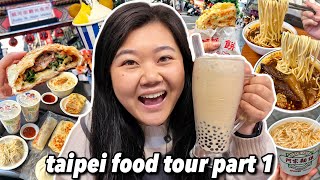 What to Eat in TAIPEI Taiwan Food Tour Part 1 2024 [upl. by Skeie312]