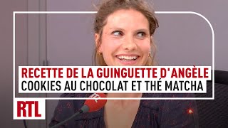 La recette de la Guinguette dAngèle  les cookies au chocolat blanc et thé matcha [upl. by Eentirb514]