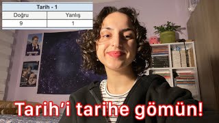 Tarih’i tarihin tozlu raflarına kaldırın AYT tarih nasıl çalıştım tyt ayt yks tarih [upl. by Christophe]