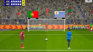 Uruguay vs Portugal Penalty Shootout 🥰 Federico vs Velverde 🔥 [upl. by Vachel]