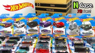 Unboxing Hot Wheels 2018 N Case 72 Car Assortment [upl. by Eiba]