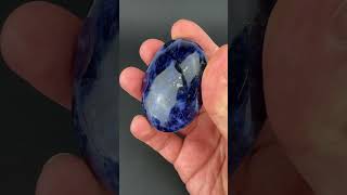 Sodalite palm stone from Brazil 💎 [upl. by Mika]